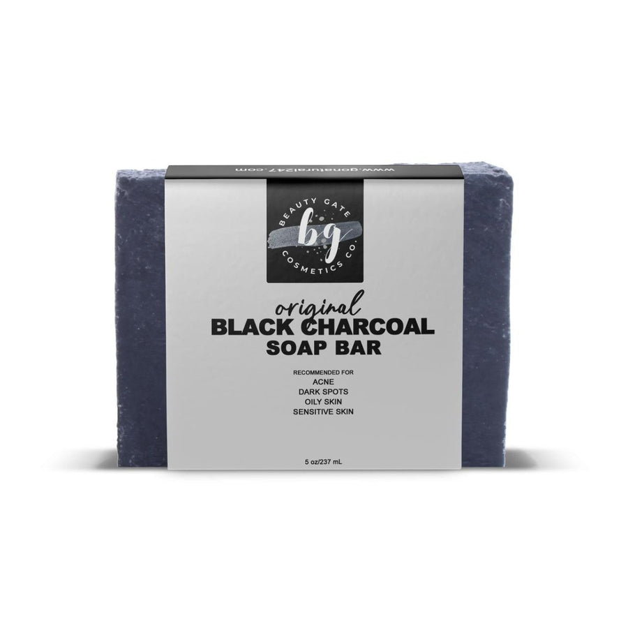 Beauty Gate Original Black Charcoal Soap Bar - Go Natural 247