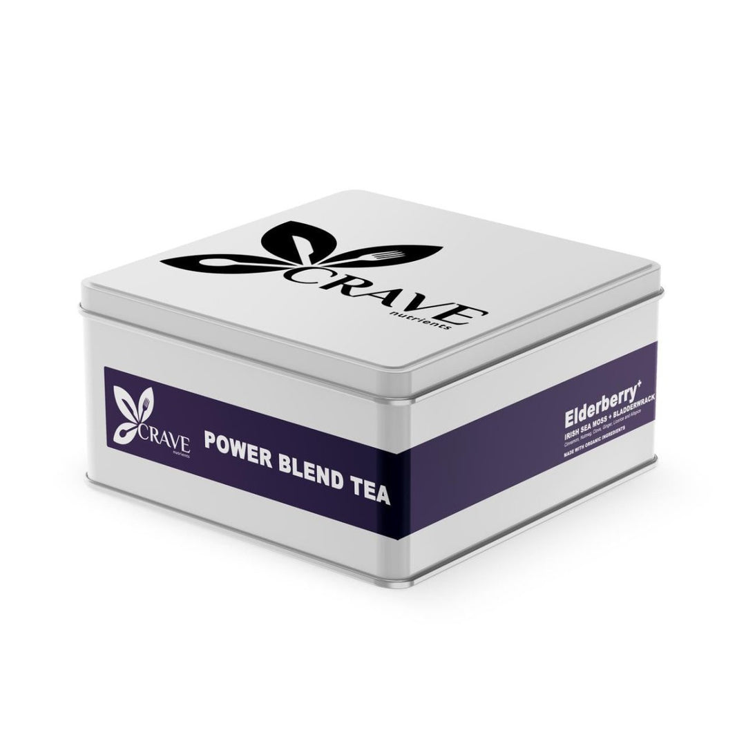 Crave Nutrients Power Blend Elderberry Plus Tea - Go Natural 247