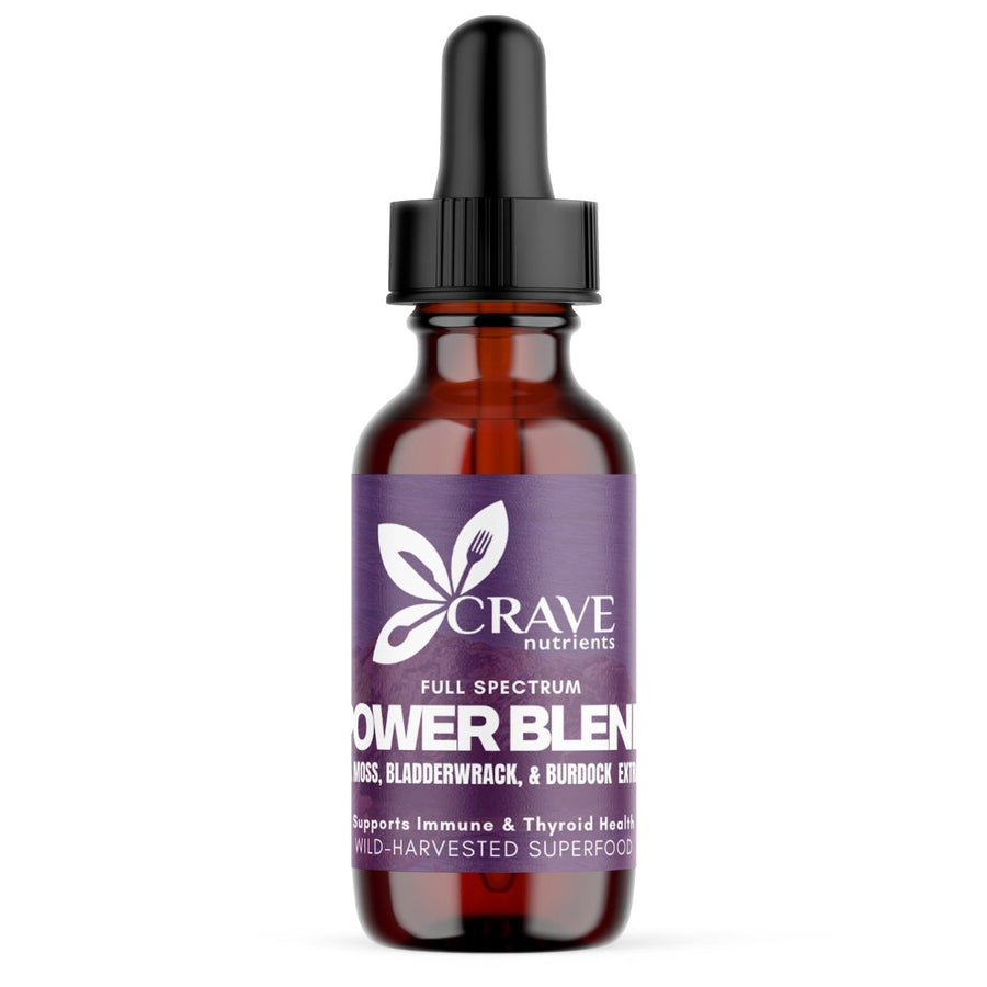 Crave Nutrients Power Blend Extract (Irish Moss, Bladderwrack, and Burdock Root) - Go Natural 247