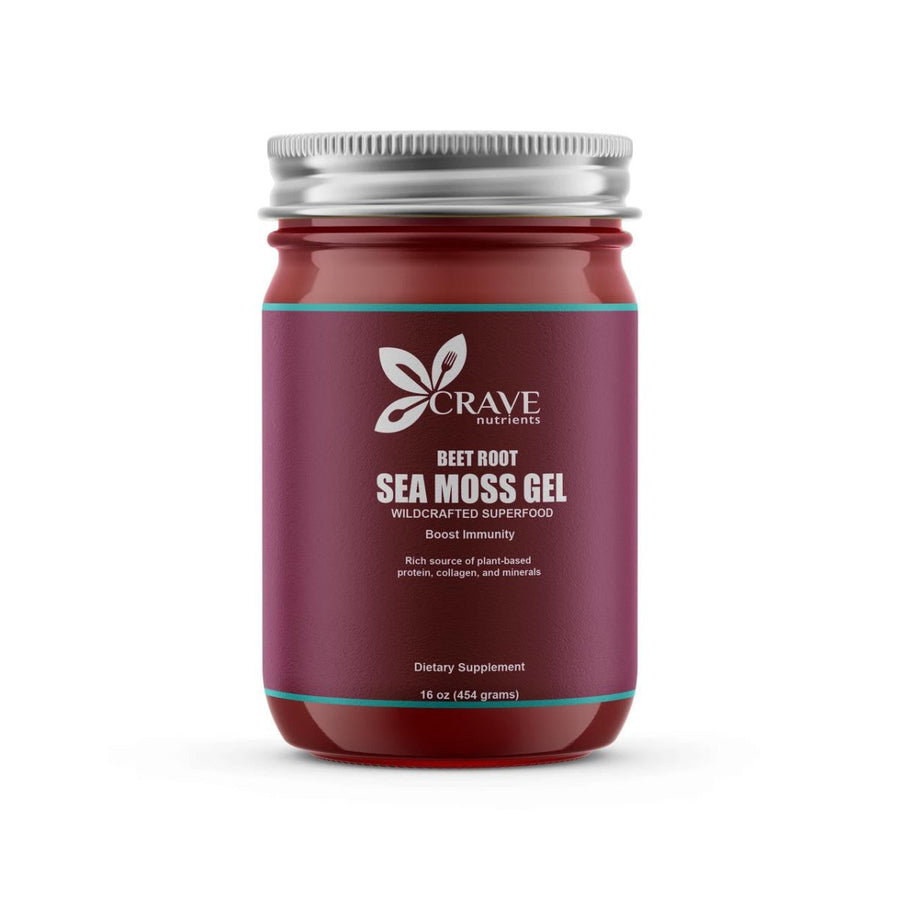 Crave Nutrients Wildcrafted Beetroot Sea Moss Gel - Go Natural 247