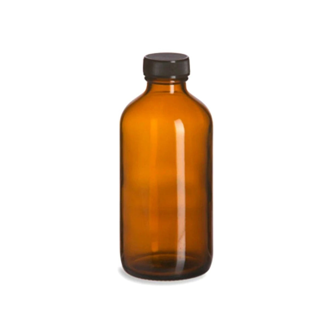 Go Natural 247 8 oz Amber Glass Bottle - Go Natural 247