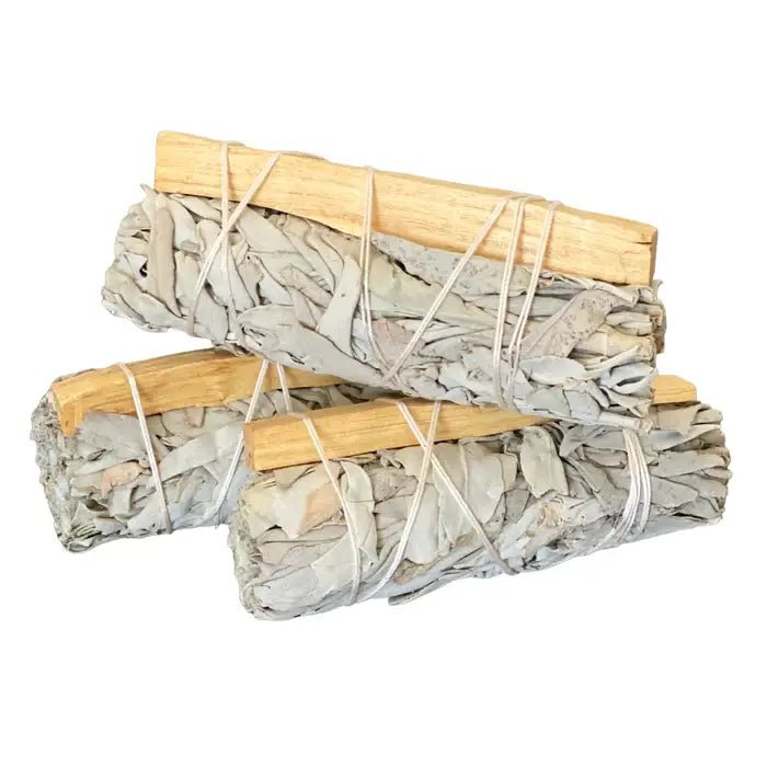Tranquility by BGC White Sage with Palo Santo Bundle 4" - Go Natural 247